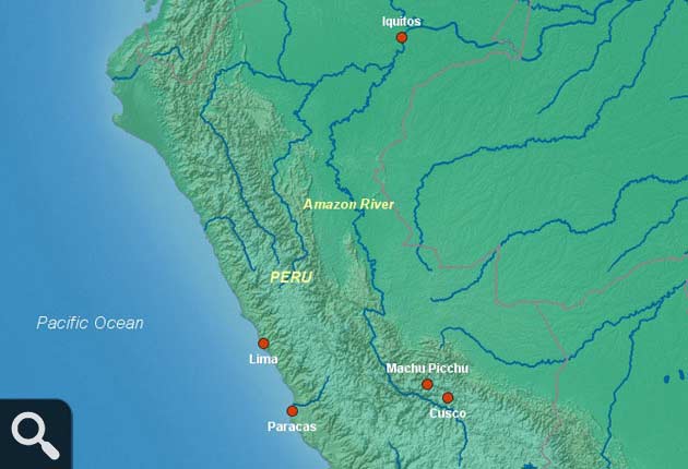 Amazon River Map