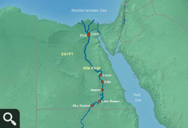 Nile River Map
