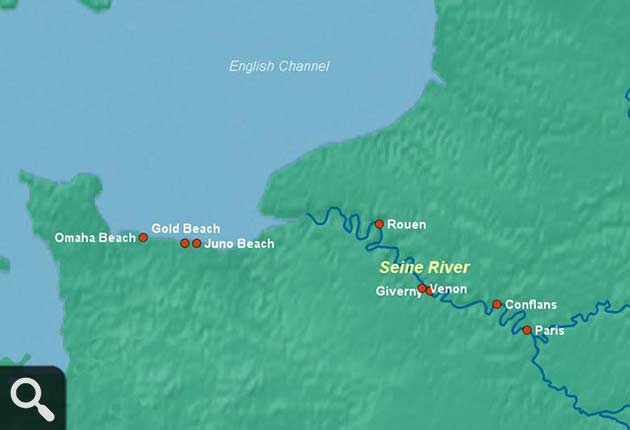 Seine River Map