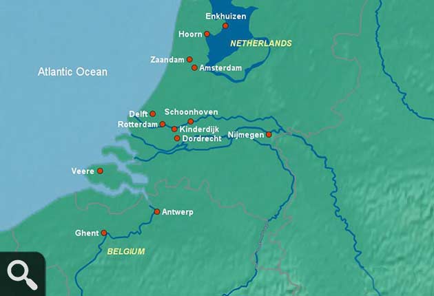 Tulip River Map