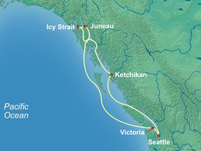 Alaska: Inside Passage Itinerary