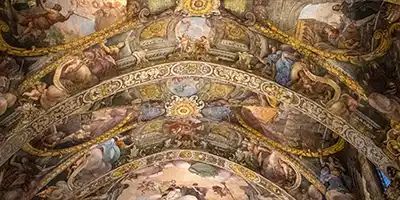 Ceiling inside Sistine Chapel