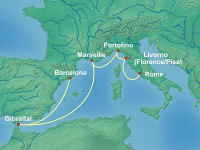 West Mediterranean Itinerary