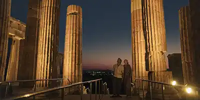 Athens, Greece at night