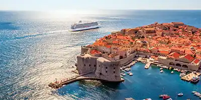 Viking ship in Dubrovnik